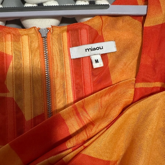 Miaou - Imogene Corset in Stone Orange - M - Picture 6 of 8